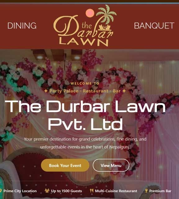 The Darbar Lawn - Butwal